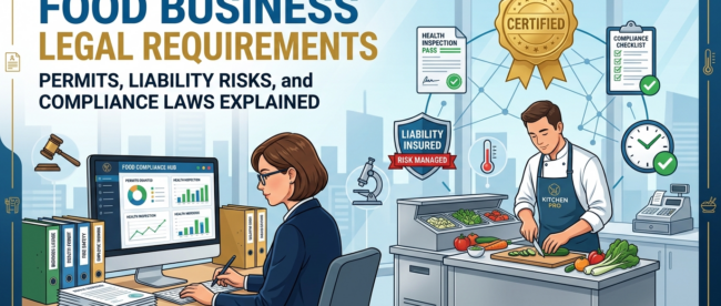food business legal requirements permits and compliance checklist for restaurants and food startups