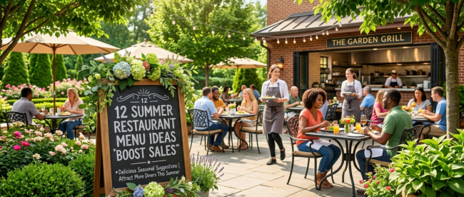 summer restaurant menu ideas featuring fresh seasonal dishes